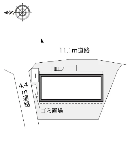 多摩市桜ヶ丘　月極駐車場（LP）